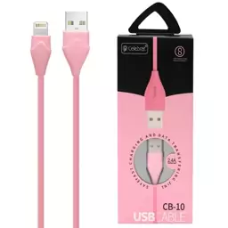 کابل تبدیل USB به لایتنینگ (کابل شارژ آیفونی) سلبریت مدل CB-10 طول 1 متر