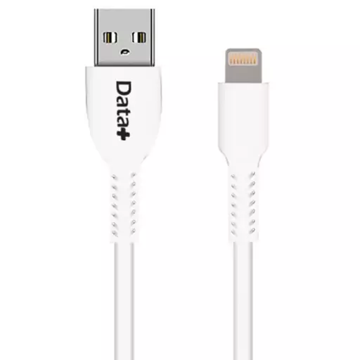 کابل تبدیل USB به لایتنینگ دیتا پلاس مدل DP02 طول 1 متر گارانتی 6 ماهه ipm