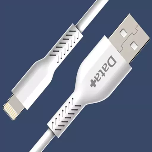 کابل تبدیل USB به لایتنینگ دیتا پلاس مدل DP02 طول 1 متر گارانتی 6 ماهه ipm