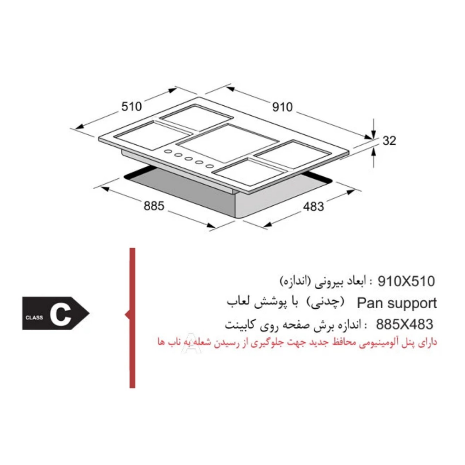 گاز صفحه ای اخوان GI 145s