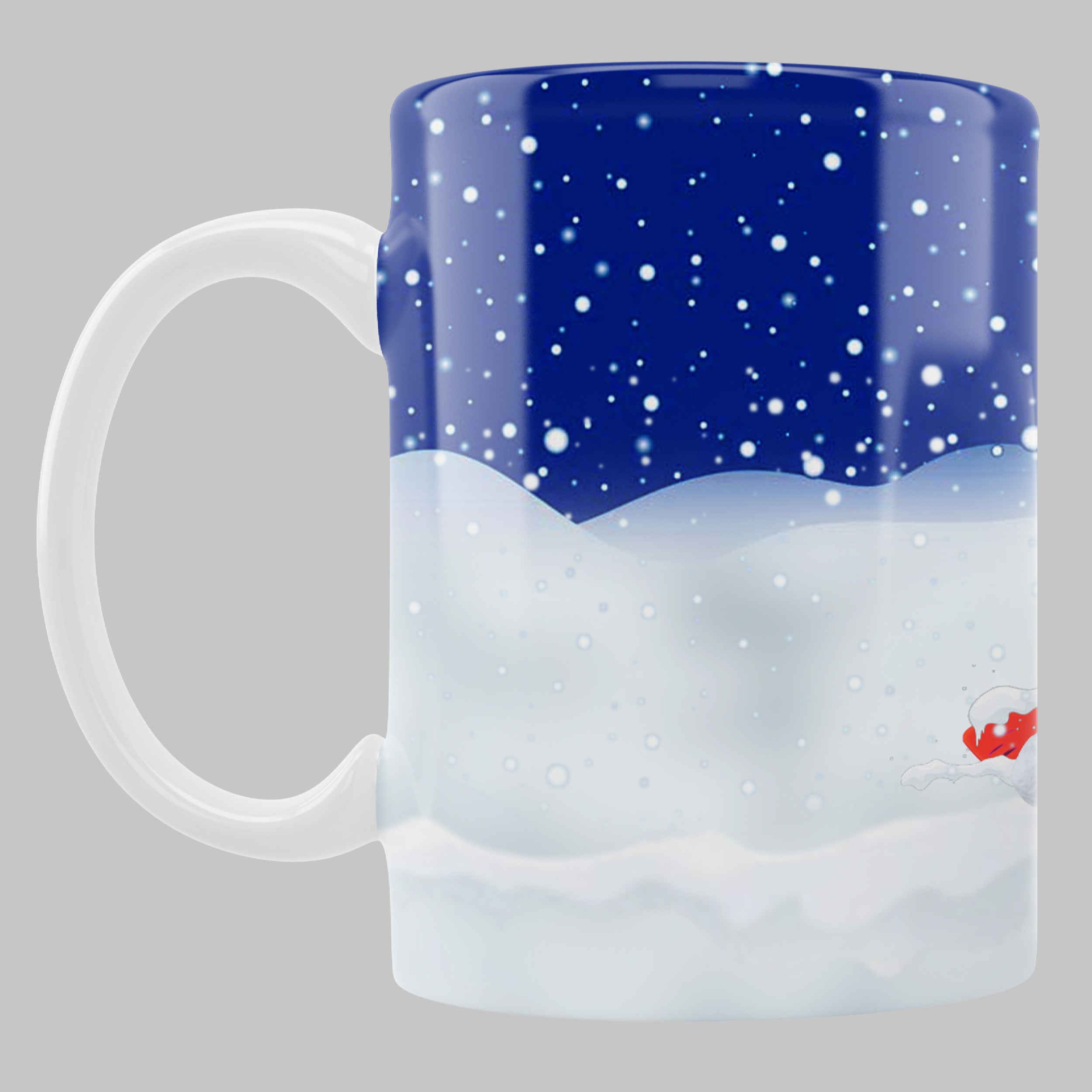 ماگ یلدا مبارک مخصوص هدیه شب یلدا از جنس سرامیک با کیفیت درجه یک و رنگ سفید