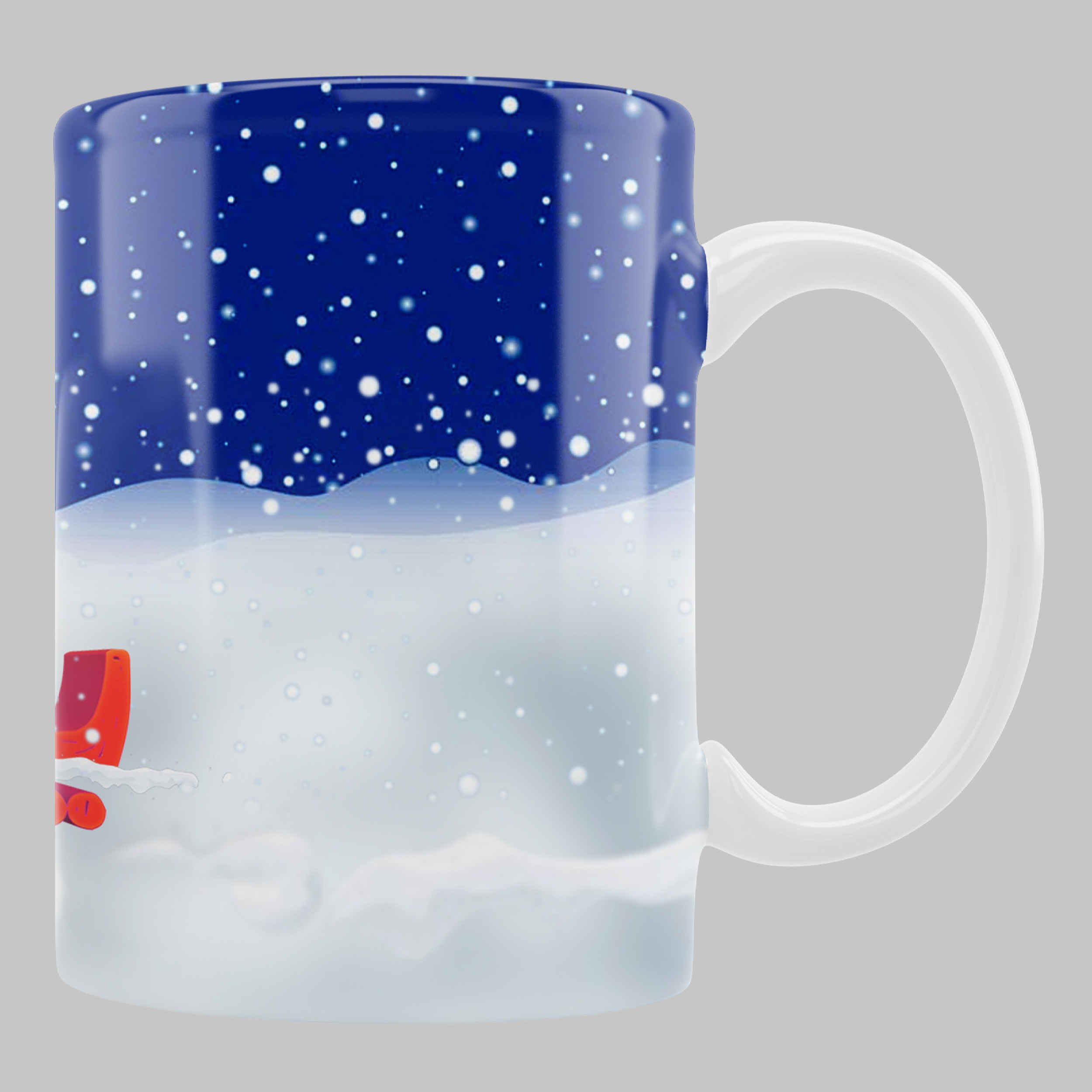 ماگ یلدا مبارک مخصوص هدیه شب یلدا از جنس سرامیک با کیفیت درجه یک و رنگ سفید