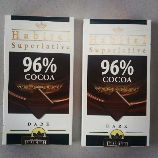 شکلات تخته ای 96 درصد هابیتال
