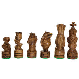 مهره شطرنج چوبی فانتزی کد C