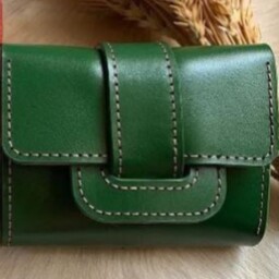 کیف جیبی زنانه  چرم طبیعی دست دوز 