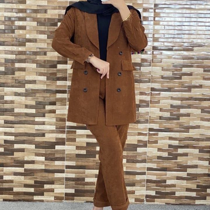 مانتو شلوار مخمل ترک