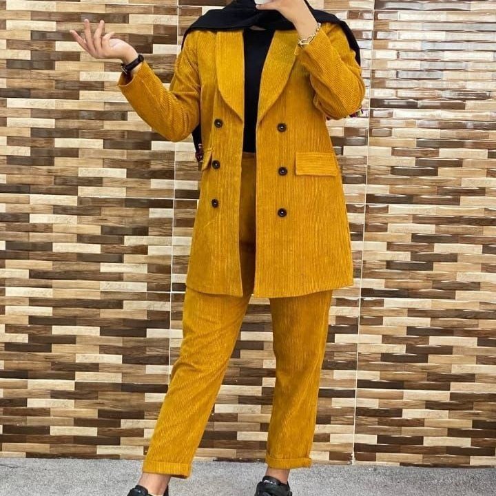 مانتو شلوار مخمل ترک