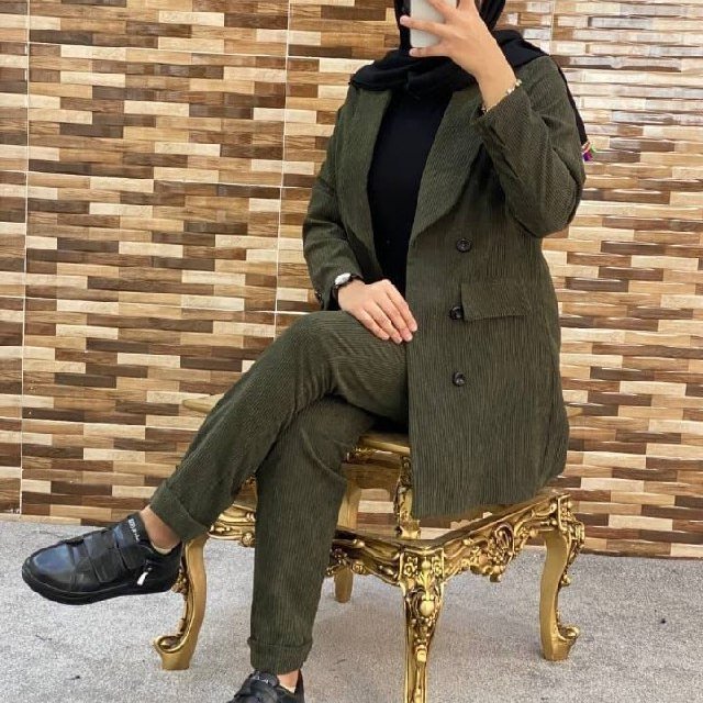 مانتو شلوار مخمل ترک