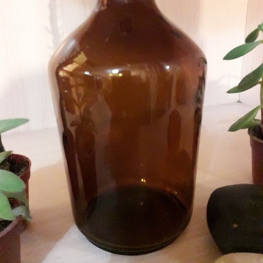 بطری شیشه ای خمره ای (1 لیتری)