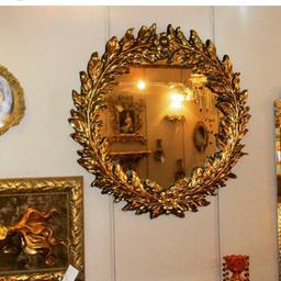 قاب عکس  آینه بزرگ فایبرگلاس طرح زیتون