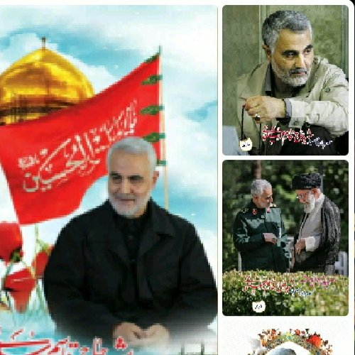 دفتر مشق با طرح سردار دلها سپهبد شهید سلیمانی