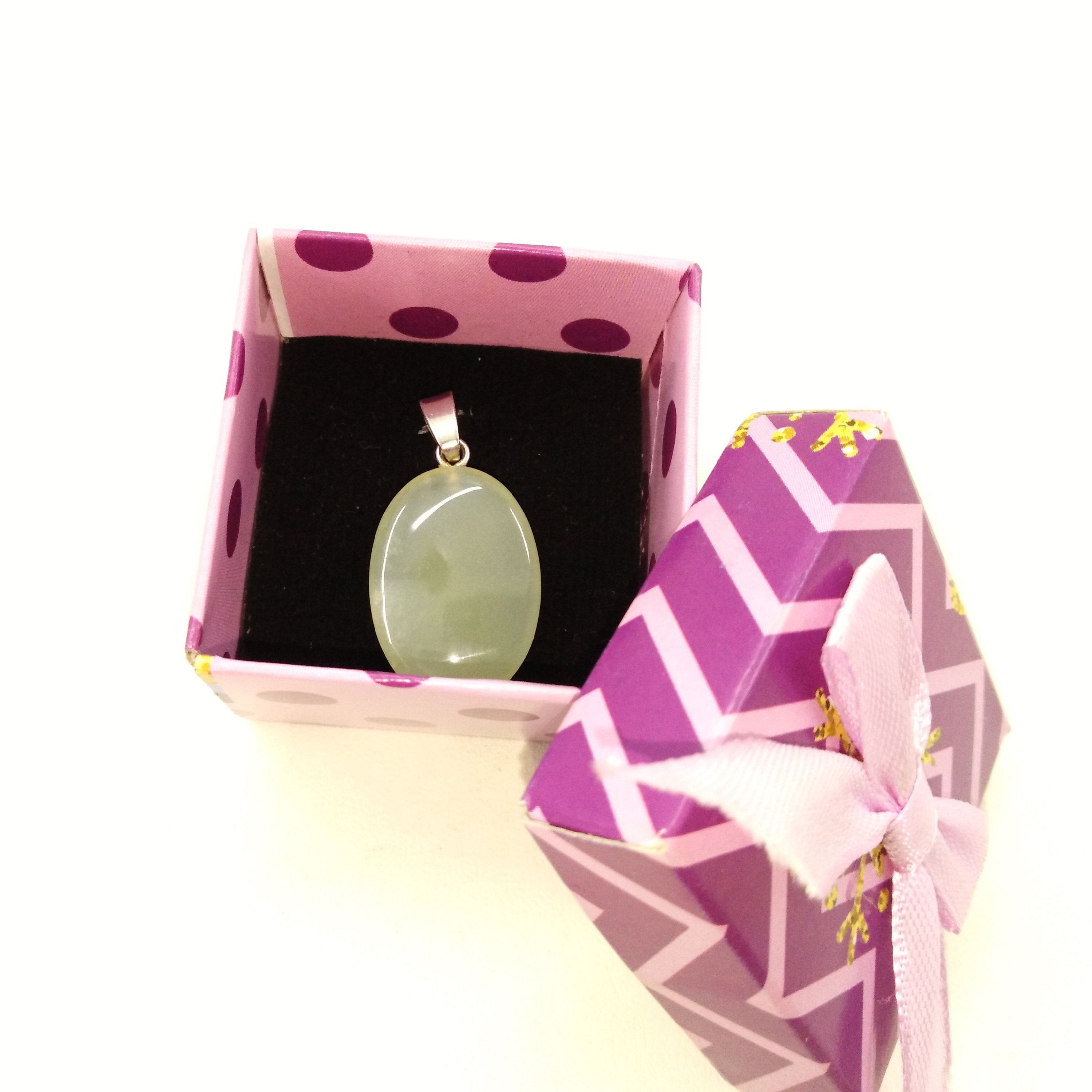 گردن آویز لمون آگات برزیلی با زنجیر استیل