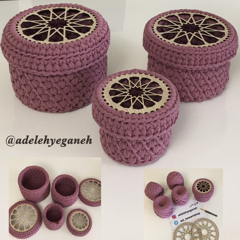 باکسهای تریکو با در چوبی