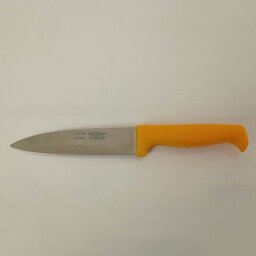 چاقو آشپزخانه استیل بهرامی زنجان دسته پلاستیکی سایز 2 تیغه بسیار تیز جدید

