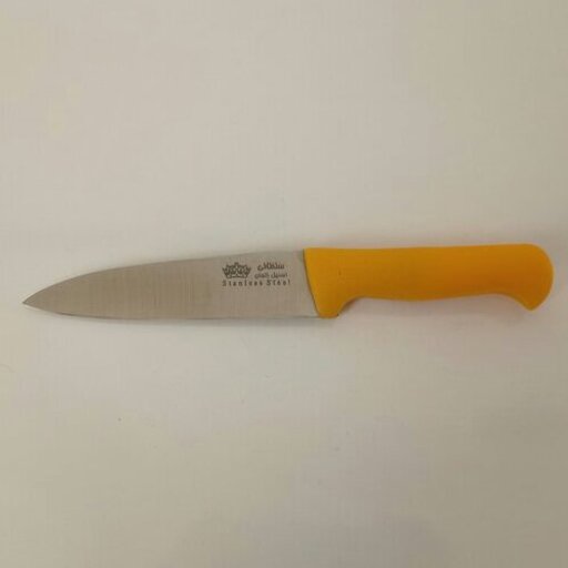 چاقو آشپزخانه استیل سلطانی زنجان دسته پلاستیکی سایز 2 تیغه بسیار تیز جدید

