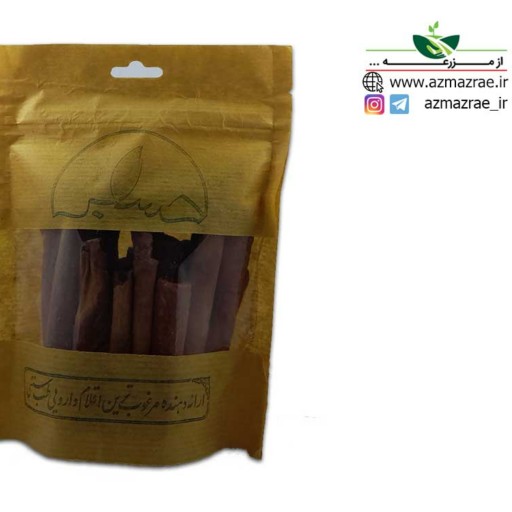 چوب دارچین لوله ای (سیگاری) - در بسته های 50 گرمی - فروشگاه از مزرعه