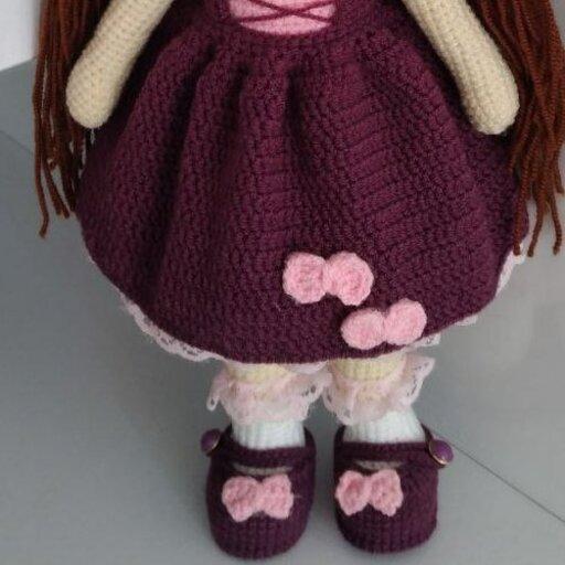 عروسک دختر گلنار با لباس جدید،با قد 35 سانت