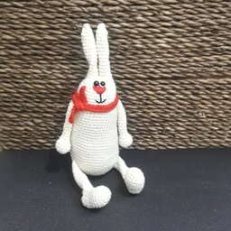 عروسک بافتنی خرگوش چاق نماد سال 1402