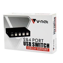 سوییچ پرینتر V-Net USB Switch 4Port