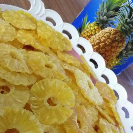 میوه خشک شاپرک(آناناس کمپوتی)