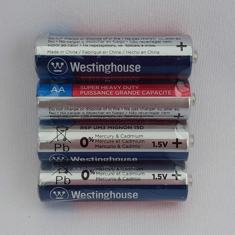 باتری قلمی وستینگهاوس مدل سوپر هوی دیوتی بسته 40 عددی 