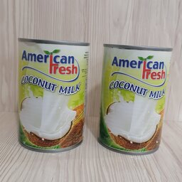 شیر  نارگیل امریکن فرش بدون شکر 400 میلی 