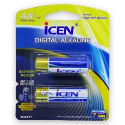 یک جفت باتری قلم آلکالاین آی سن DIGITAL ALKALINE ICEN