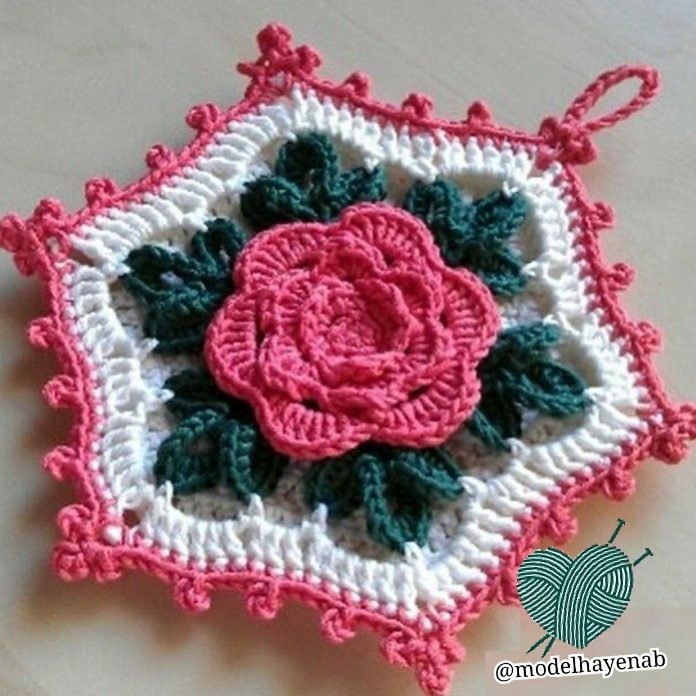 دستگیره های دستباف رنگارنگ‌