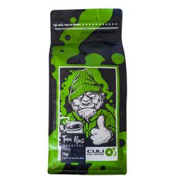 دانه قهوه کولی سبز تام کینز 1000 گرم 70درصد روبوستا