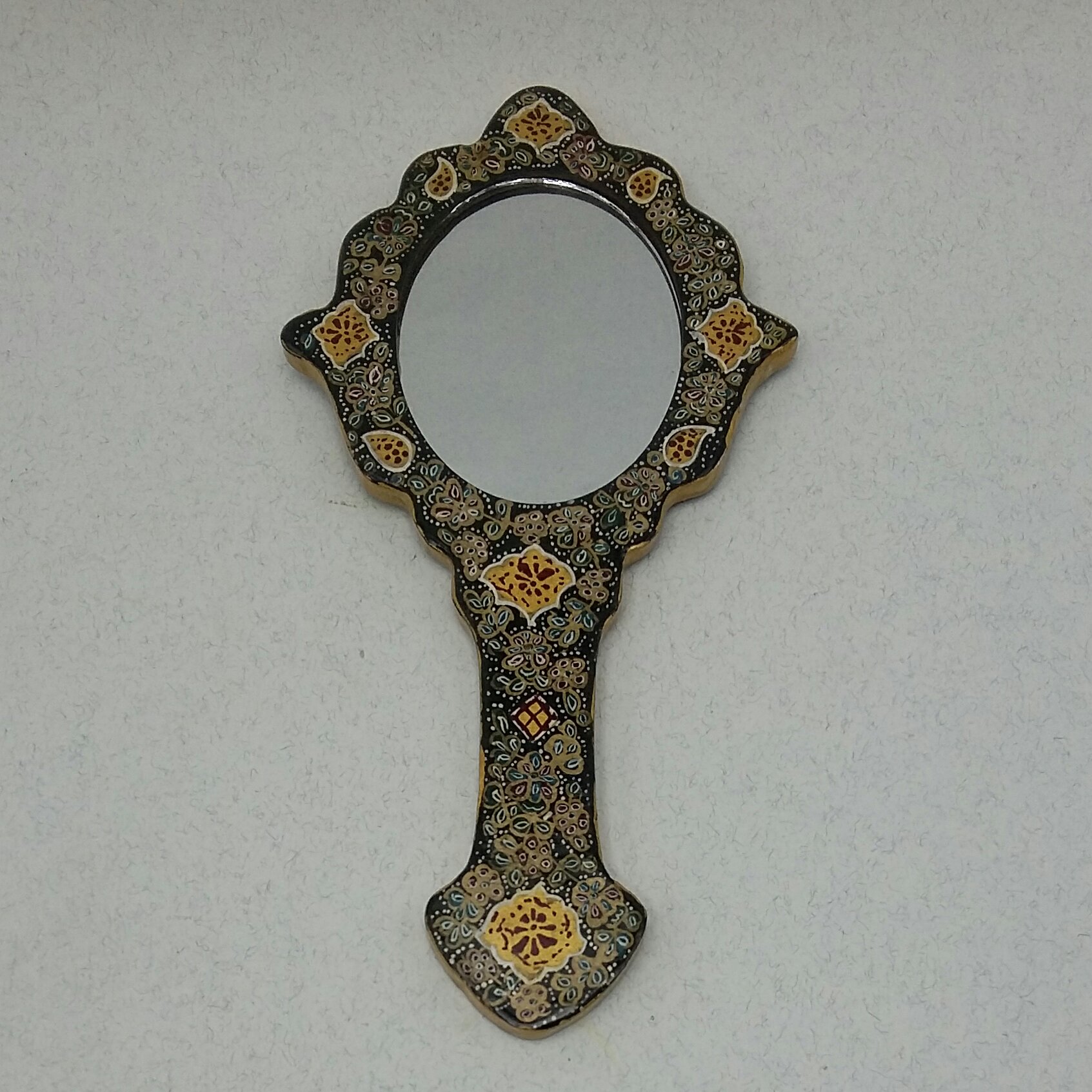 آینه دستی پاپیه ماشه