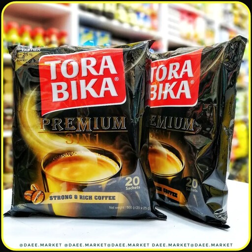 کافی میکس سه در یک ترابیکا پرمیوم 20تایی tora bika Premium 