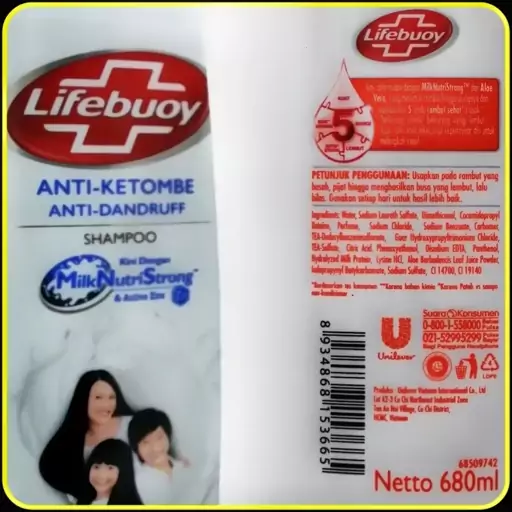 شامپو سر لایفبوی در سه نوع ضد ریزش ضد شوره و تقویتی 680 میل lifebuoy hair shampoo 