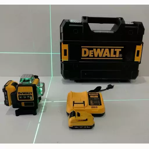 تراز لیزری دیوالت تیپ یک نور سبز سه بعدی
Dewalt Green light laser level Rechargeable 