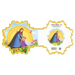 دفترچه یادداشت غزال (طرح مادر با چادر مشکی و دختره چادر سفید)
