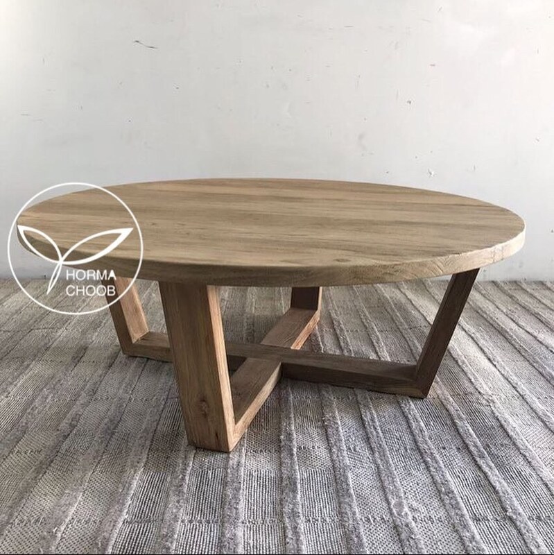 میز عسلی چوبی و جلو مبلی 