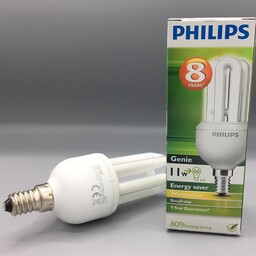 لامپ کم مصرف فیلیپس 11 وات لوستری ( شمعی )  12 عددی