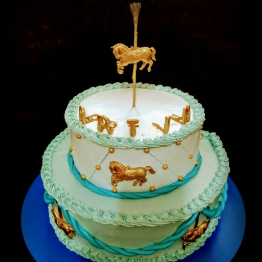 کیک تولد اسب کراسل