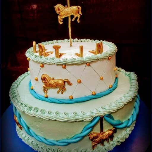 کیک تولد اسب کراسل