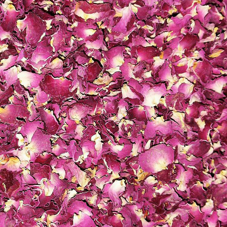 گل محمدی تمیز شده