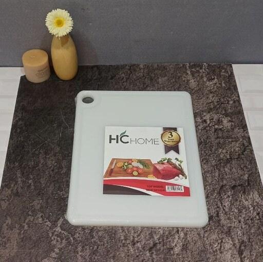 تخته گوشت بزرگ اچ سی هوم تهیه شده از مواد نو درجه یک باکیفیت دارای حلقه آویز  