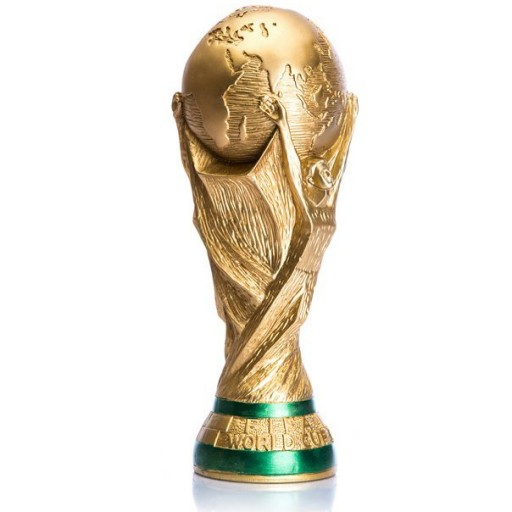 مجسمه و دکوری پلی استر طرح کاپ جام جهانی سایز متوسط