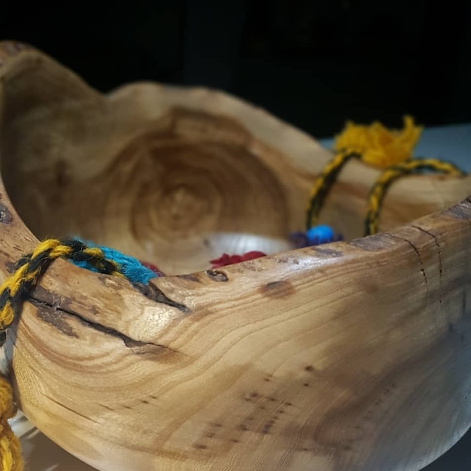 کاسه چوبی کشکول نارون