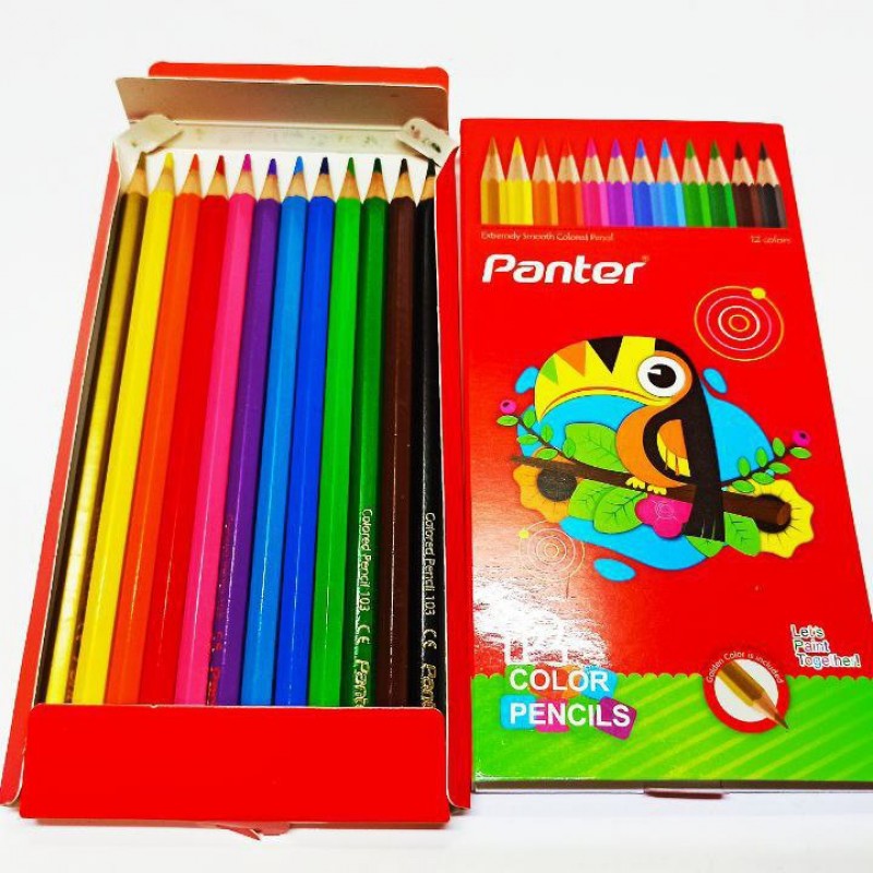 مداد رنگی 12 رنگ panter
جعبه مقوایی