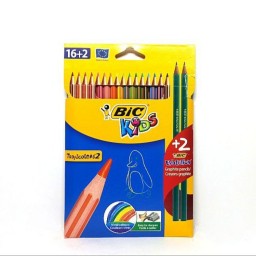 مداد رنگی 18 رنگ bic فرانسوی