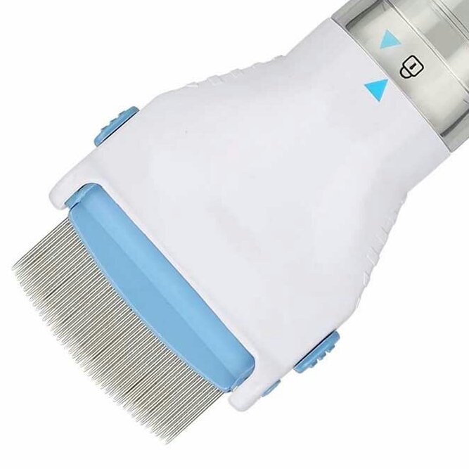 دستگاه شپش گیر برقی یا شانه شپش گیر اصل و اورجینال وی کامب رفع کامل شپش و رشک  v-comb