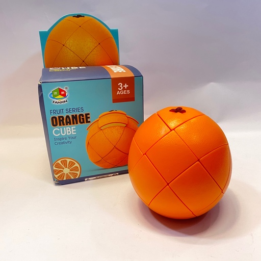 مکعب روبیک پرتقالی سه در سه