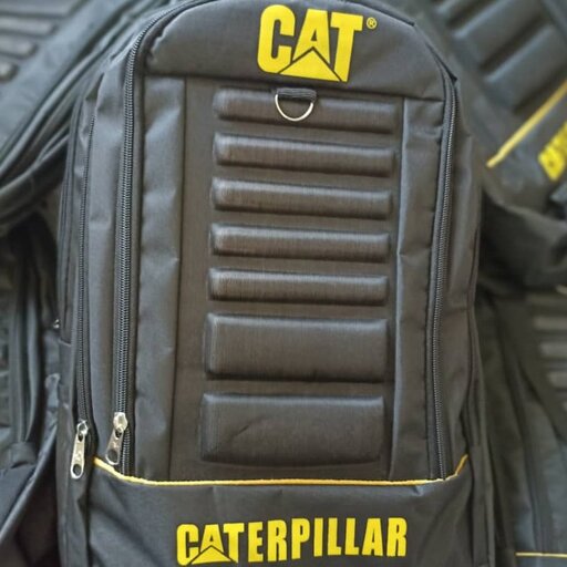 کیف کوله پشتی کوهنوردی مسافرتی و مدرسه ای CAT درجیه یک سه زیپ