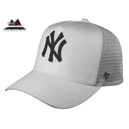 کلاه کپ بیسبالی تابستانی ny سفید