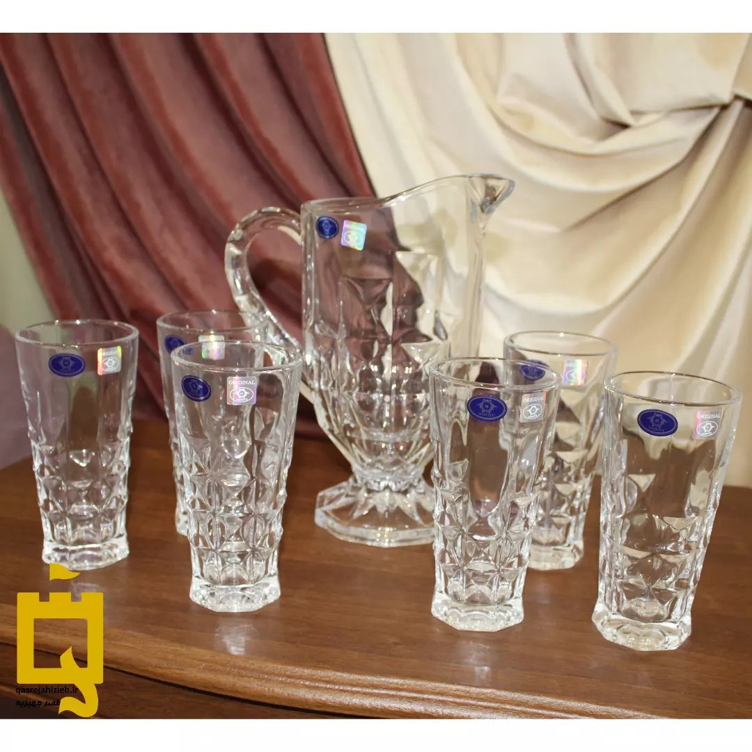  پارچ و لیوان مدل اِکومارین