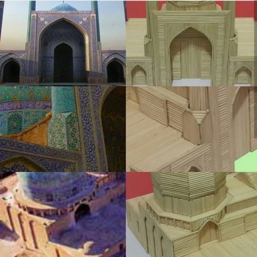 ماکت آماده دکوری 4000 قعطه ای مسجد امام اصفهان